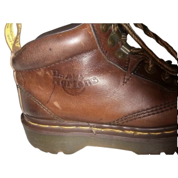 Dr Martens Boots Vintage 90's Brown Doc Grunge Indie Alt Chunky Whimsygoth y2k 6 - Picture 7 of 16